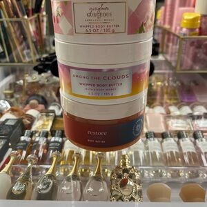 Bath & Body Works Whipped Body Butter Set - Pink, Purple, Red